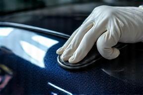 Application protection céramique sur carrosserie